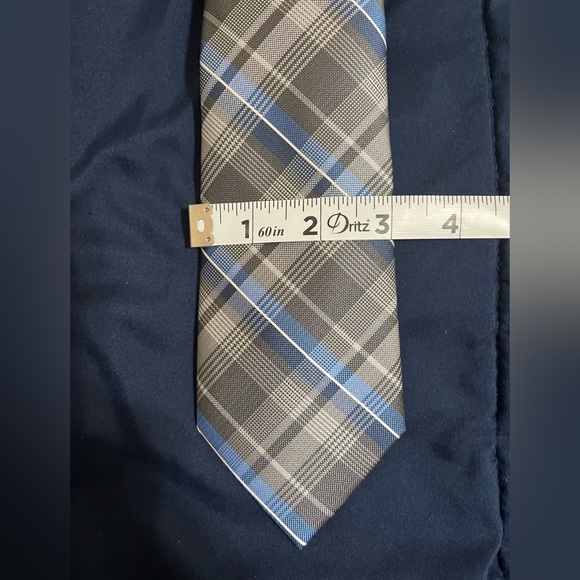 Michael Kors blue multi-tone tie NWT polyester Brand New - Picture 4 of 4